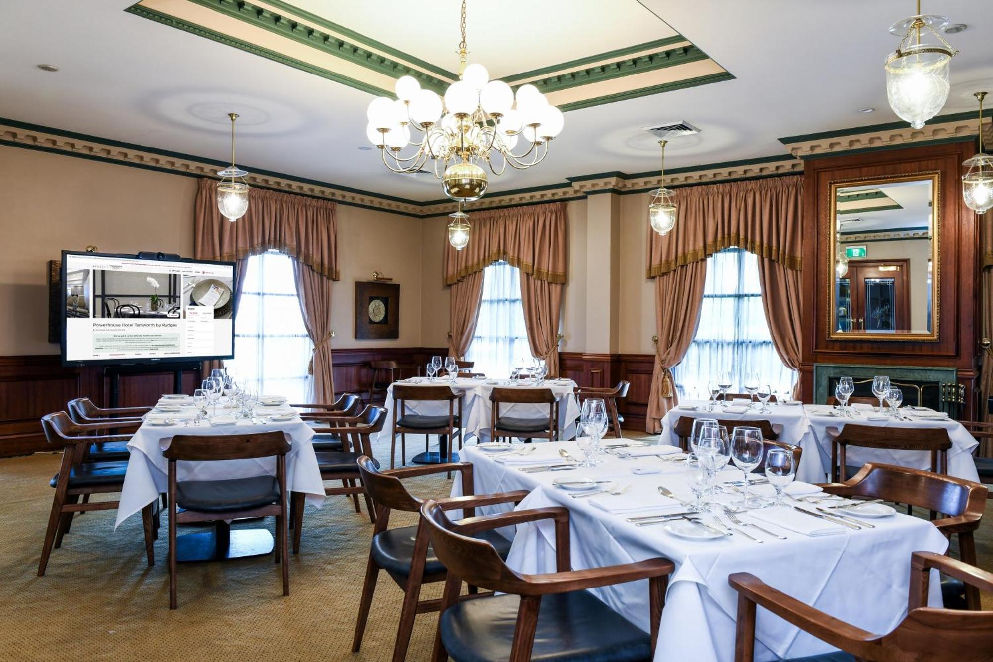 Powerhouse Hotel Tamworth By Rydges מראה חיצוני תמונה The dining room